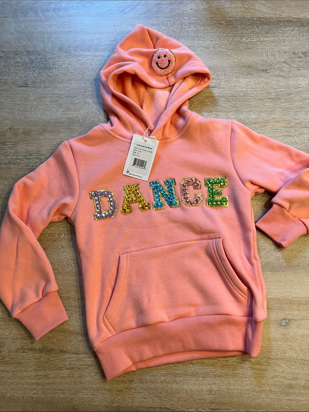 Lola and the boys dance gem hoodie size 4T